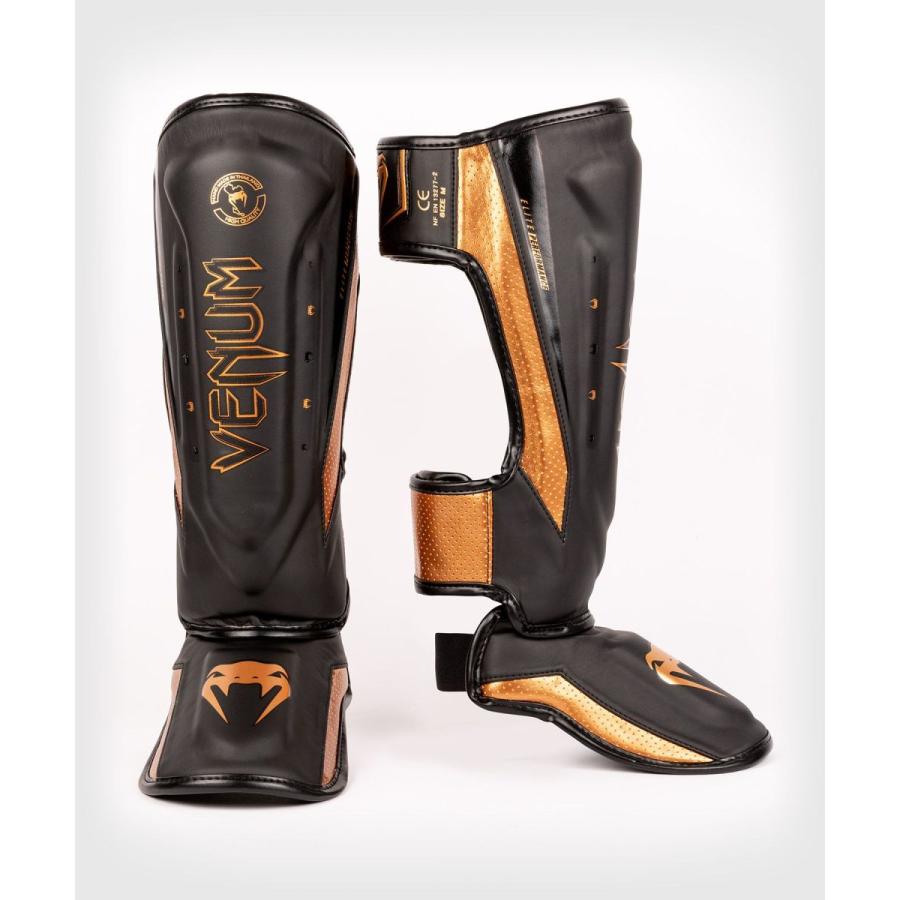 VENUM レッグガード ELITE EVO SHINGUARDS (ブラック×ブロンズ) VENUM