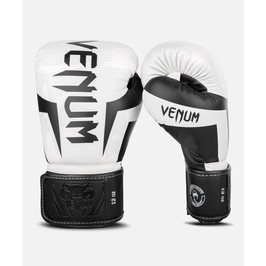 Venum ボクシンググローブ 10 oz ホワイト/ブラック VENUM ボクシング グローブ ELITE BOXING GLOVES （ホワイト