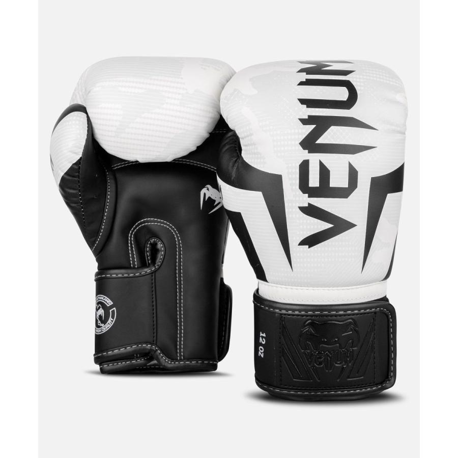 VENUM ボクシング グローブ ELITE BOXING GLOVES （ホワイト×カモ