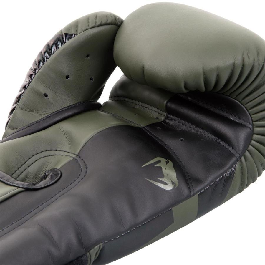 VENUM ボクシング グローブ ELITE BOXING GLOVES （カーキ×ブラック