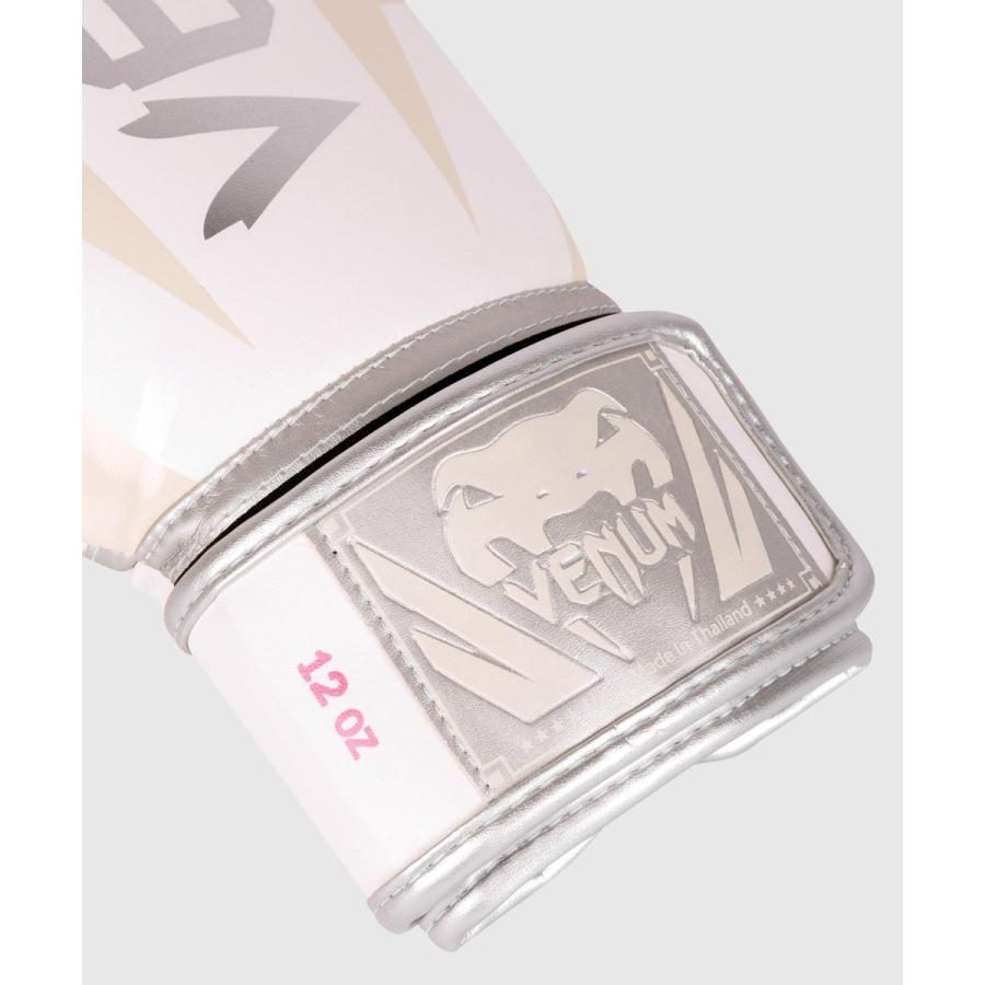 VENUM ボクシング グローブ ELITE BOXING GLOVES （ホワイト×シルバー