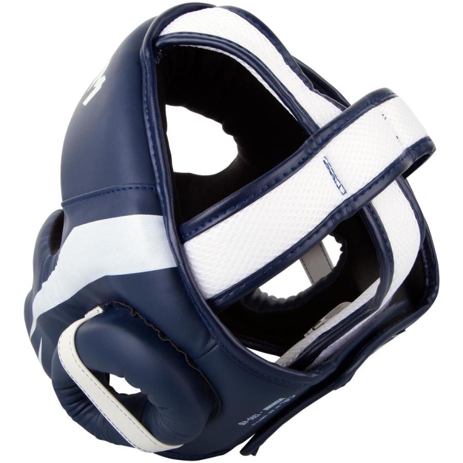 Venum ボクシングヘッドギア Lサイズ ネイビー/ホワイト VENUM ヘッドガード ELITE HEADGEAR （ホワイト×ネイビーブルー