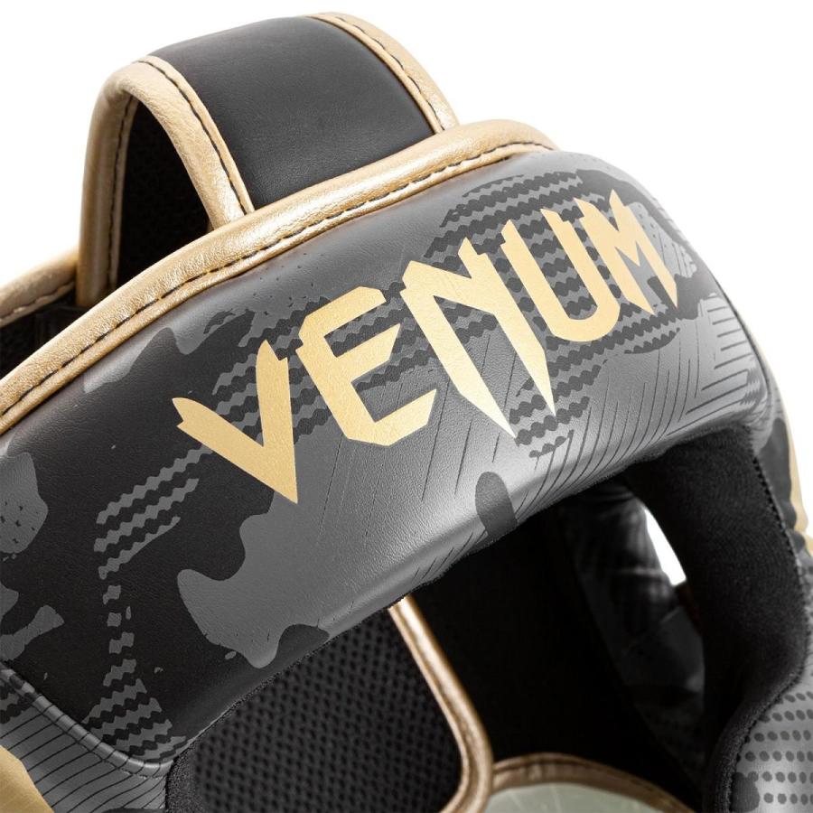 VENUM ヘッドガード ELITE HEADGEAR （ダークカモ×ゴールド