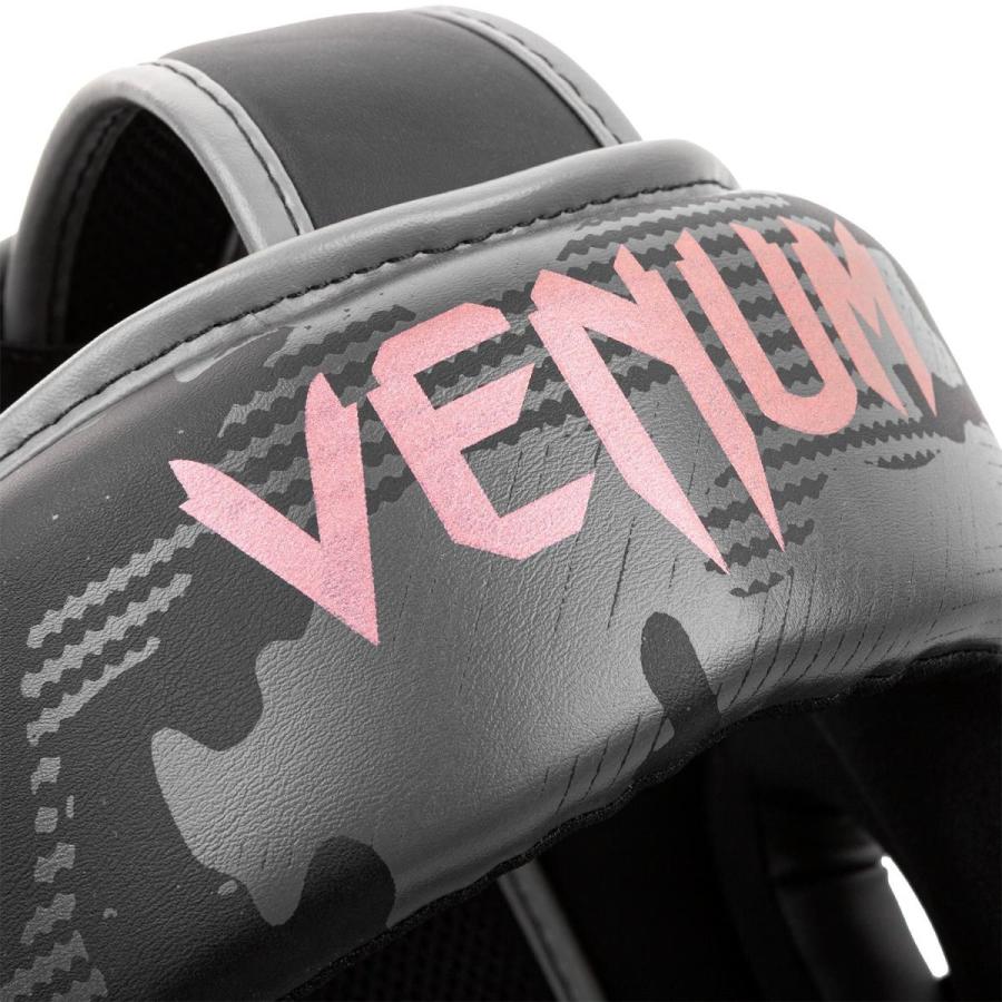 VENUM ヘッドガード ELITE HEADGEAR （ブラック×ピンクゴールド