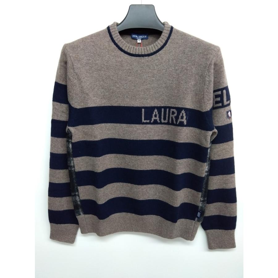 ラウラ セーター 40％OFF Laura Felice 秋冬物 ボーダー＆チェック(50 