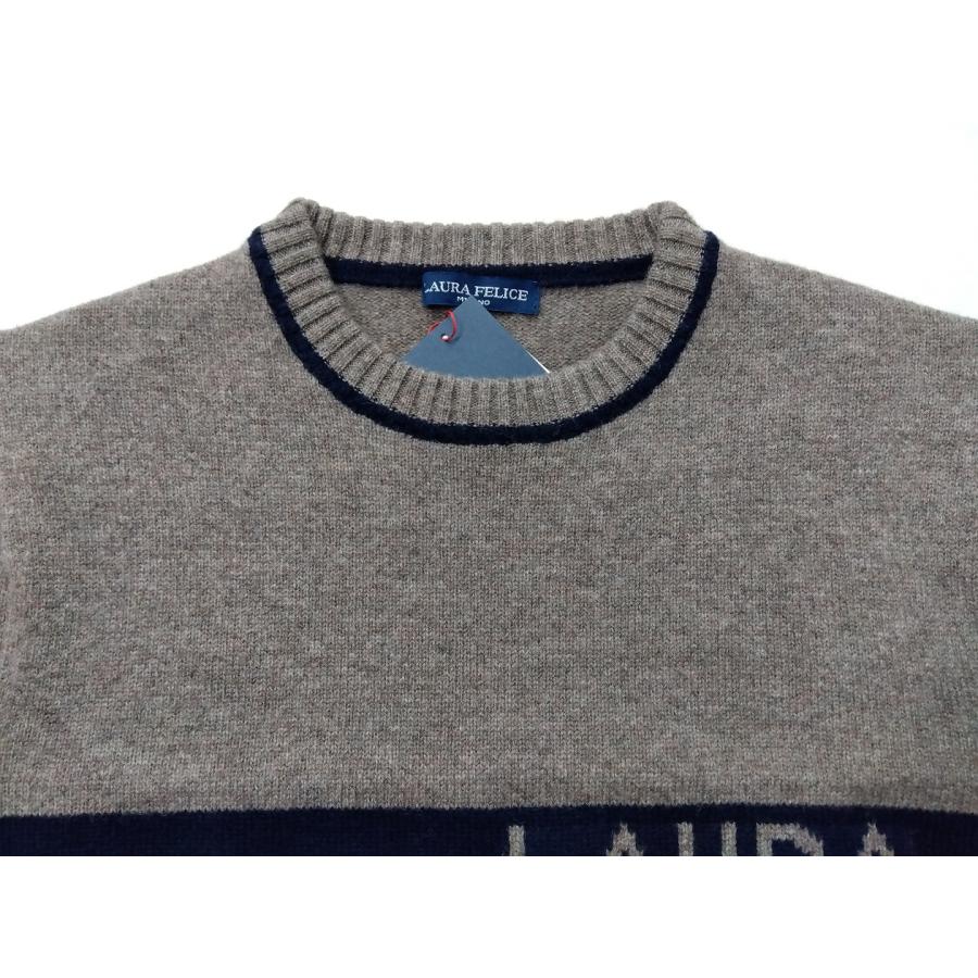 ラウラ セーター 40％OFF Laura Felice 秋冬物 ボーダー＆チェック(50 
