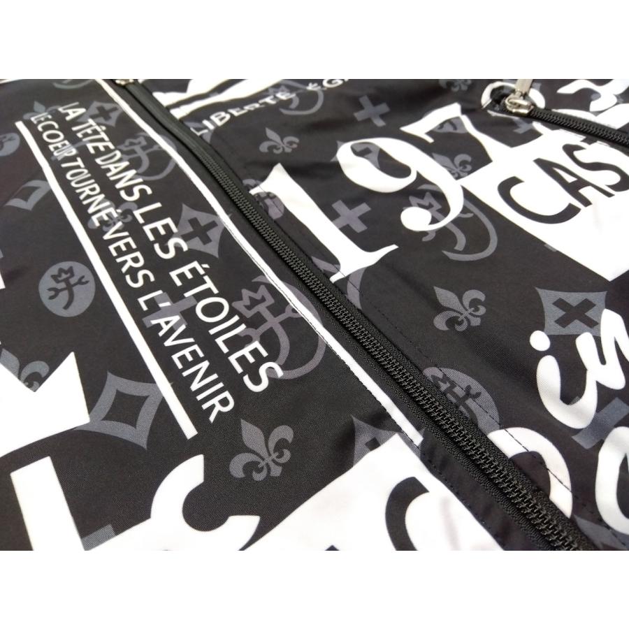 CASTEL BAJAC カステルバジャック 総柄 ブルゾン MA-1 48 CASTELBAJAC（カステルバジャック） ブルゾン 50％OFF 秋冬物 ロゴ家紋