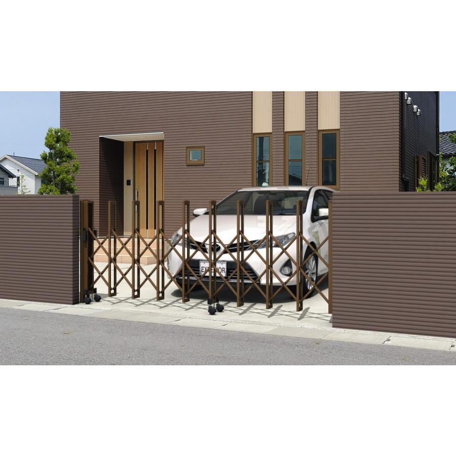 三協アルミ カーテンゲート CVG キャスタータイプ 片開き 26S