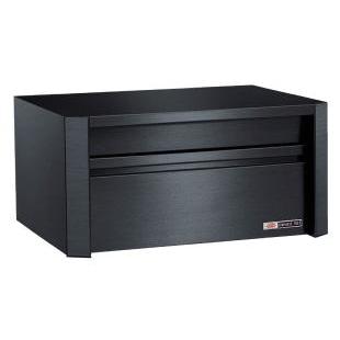 ハッピーポスト新品 郵便ポスト ハッピー金属 610 スーパーブラック 前入れ後出し