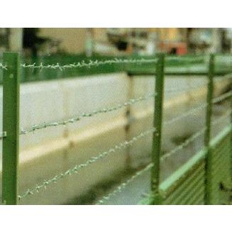 取付しのび BP-AL型 塗装 H600 有刺鉄線4段用 5セット : エムワン