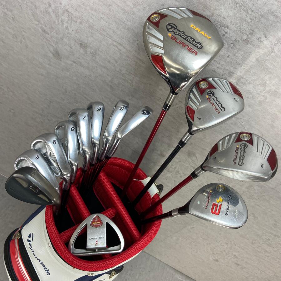 テーラーメイド　メンズゴルフ13本セット　右利き用　キャディバッグ　入門用 TaylorMade テーラーメイド メンズゴルフ13本セット 右利き用 キャディ