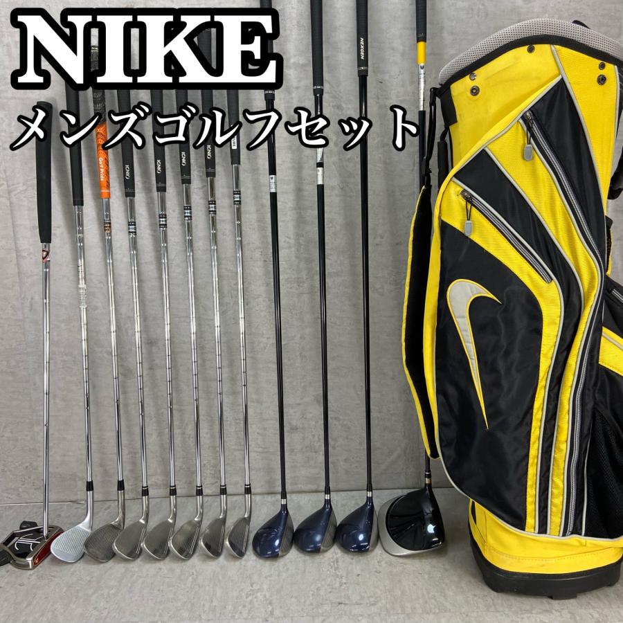 ナイキ　テーラーメイド　メンズゴルフ12本セット　右利き用　キャディバッグ ⭐️テーラーメイドメンズゴルフクラブセット NIKEバック