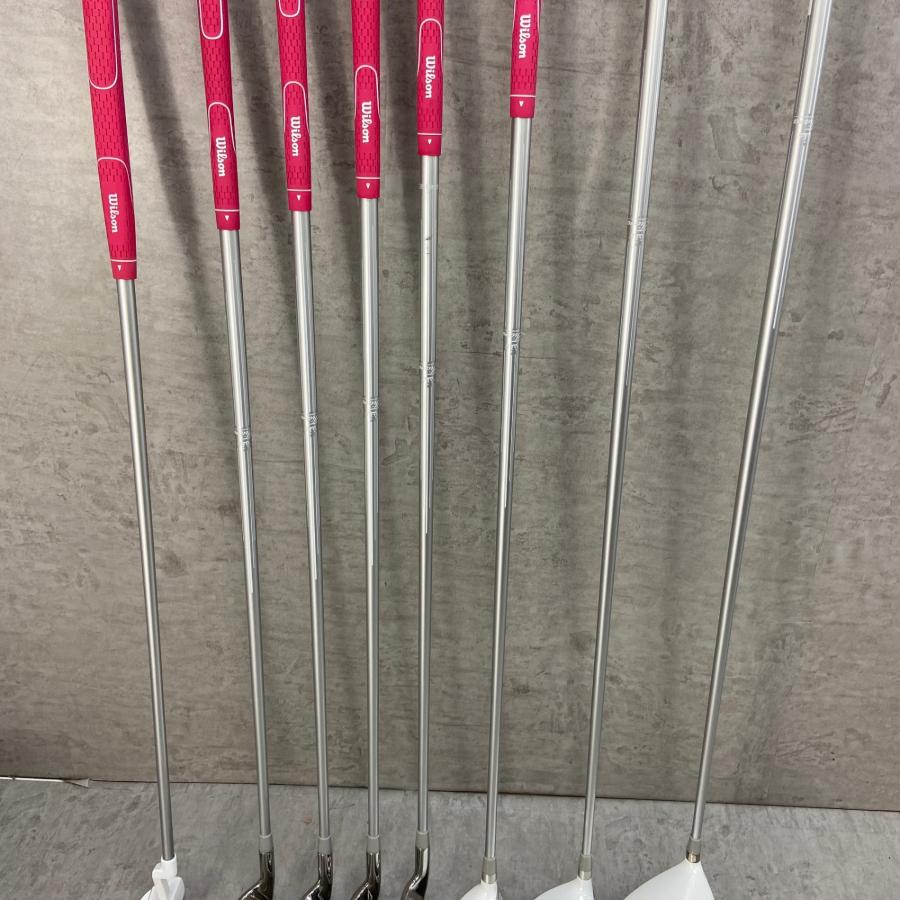 ウィルソン ティアラ レディース ゴルフセット 初心者 L 右利き ゴルフクラブ ウィルソン ティアラ レディースゴルフ クラブセット 8本 L 右利き用