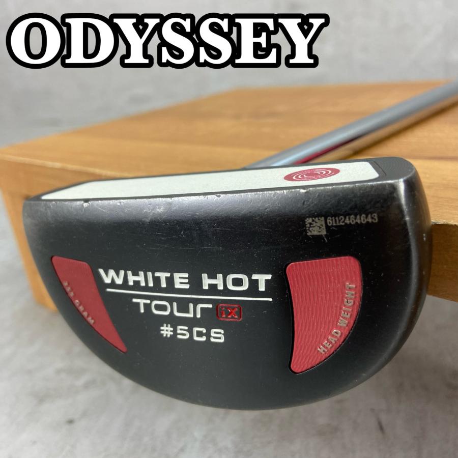 美品　ODYSSEYのWHITE HOT OG 5CSパター ODYSSEY（オデッセイ） - パター -ホワイト ホット OG #5CS パター