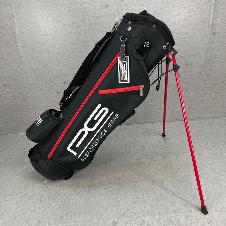 パフォーマンスギア ゴルフ スタンド式キャディバッグ 約8型 ブラック