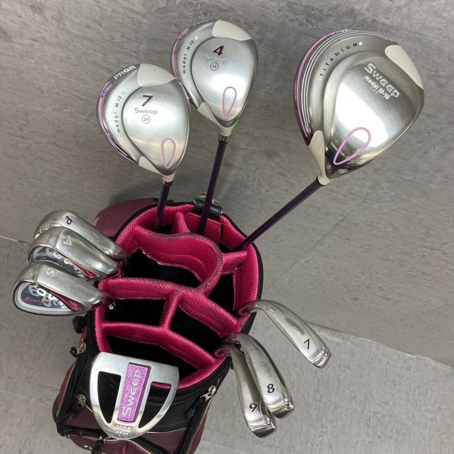 PRGR　ツアーステージ　レディースゴルフ10本セット　カーボン　L　右利き用 PRGR プロギア TOURSTAGE ツアーステージ レディースゴルフ10本セット