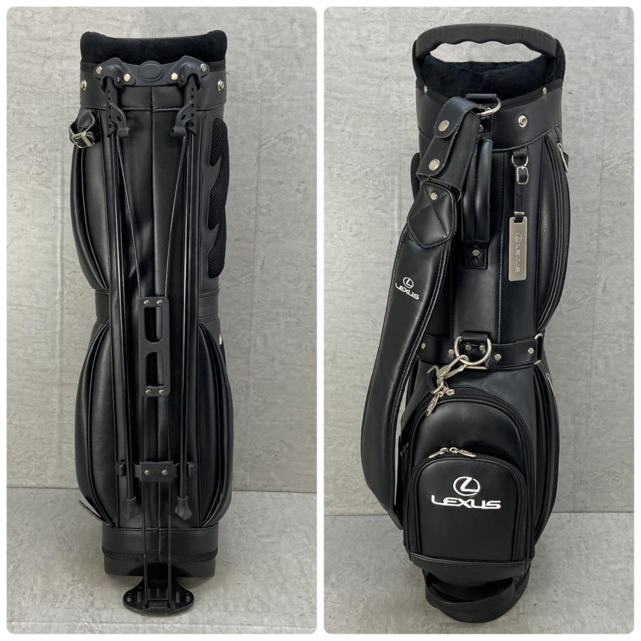 レクサス　ゴルフ用　キャディバッグ　スタンド式　PUレザー　バック　REXUS レクサス ゴルフ用 キャディバッグ スタンド式 PUレザー バック