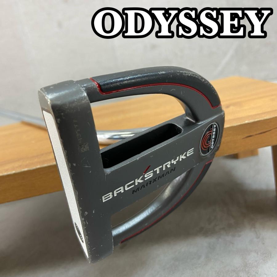 レフティー　ODYSSEY　オデッセイ　BACKSTRYKE　MARXMAN バックストライク　マークスマン　メンズゴルフパター　左利き用　PT　34インチ レフティー ODYSSEY オデッセイ BACKSTRYKE MARXMAN バック