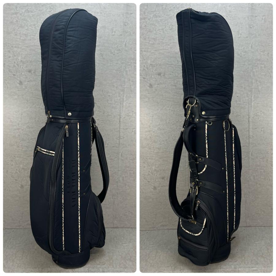 バーバリー ゴルフ カート式キャディバッグ 約8.5型 ブラック 黒 ノバ