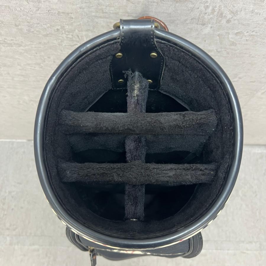 バーバリー ゴルフ カート式キャディバッグ 約8.5型 ブラック 黒 ノバ