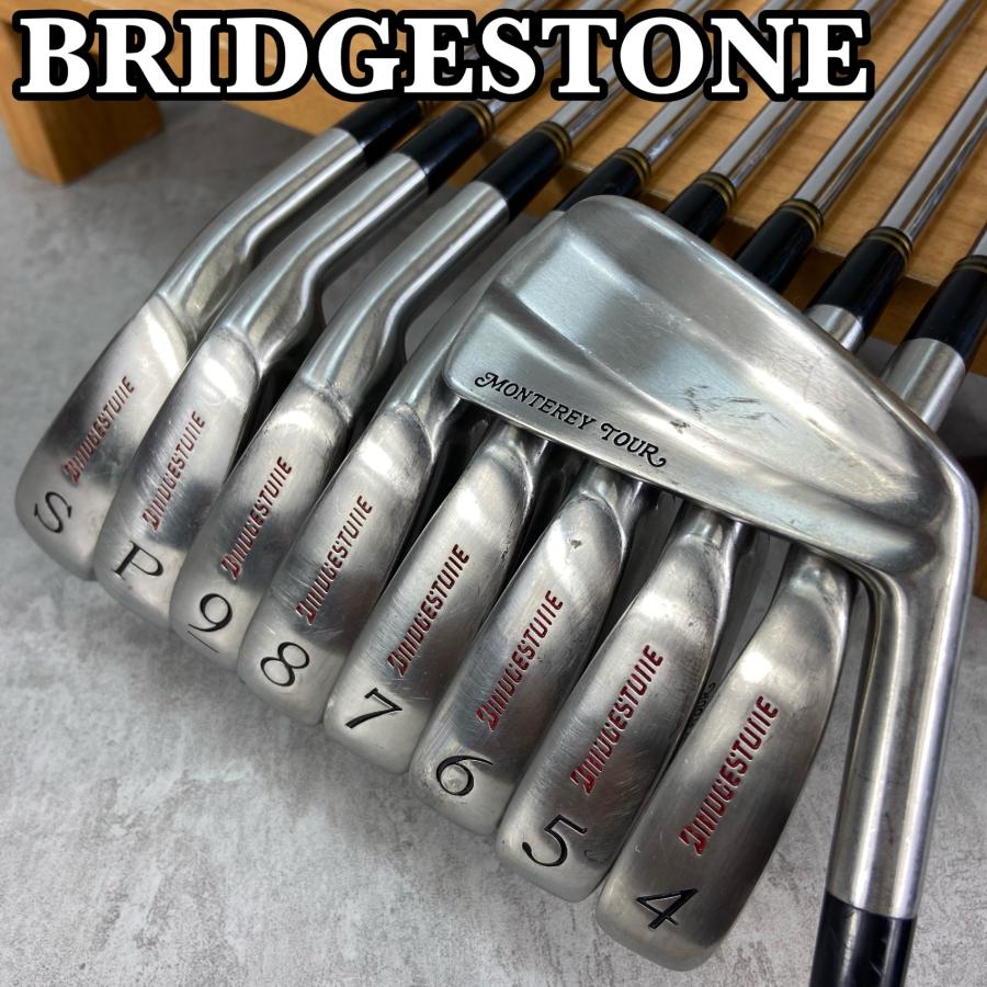 BRIDGESTONE - BRIDGESTONE　ブリヂストン　MONTEREY TOUR　モントレーツアー　メンズゴルフ　アイアン9本セット　スチール　S　右利き用 BRIDGESTONE ブリヂストン MONTEREY TOUR モントレーツアー メンズ