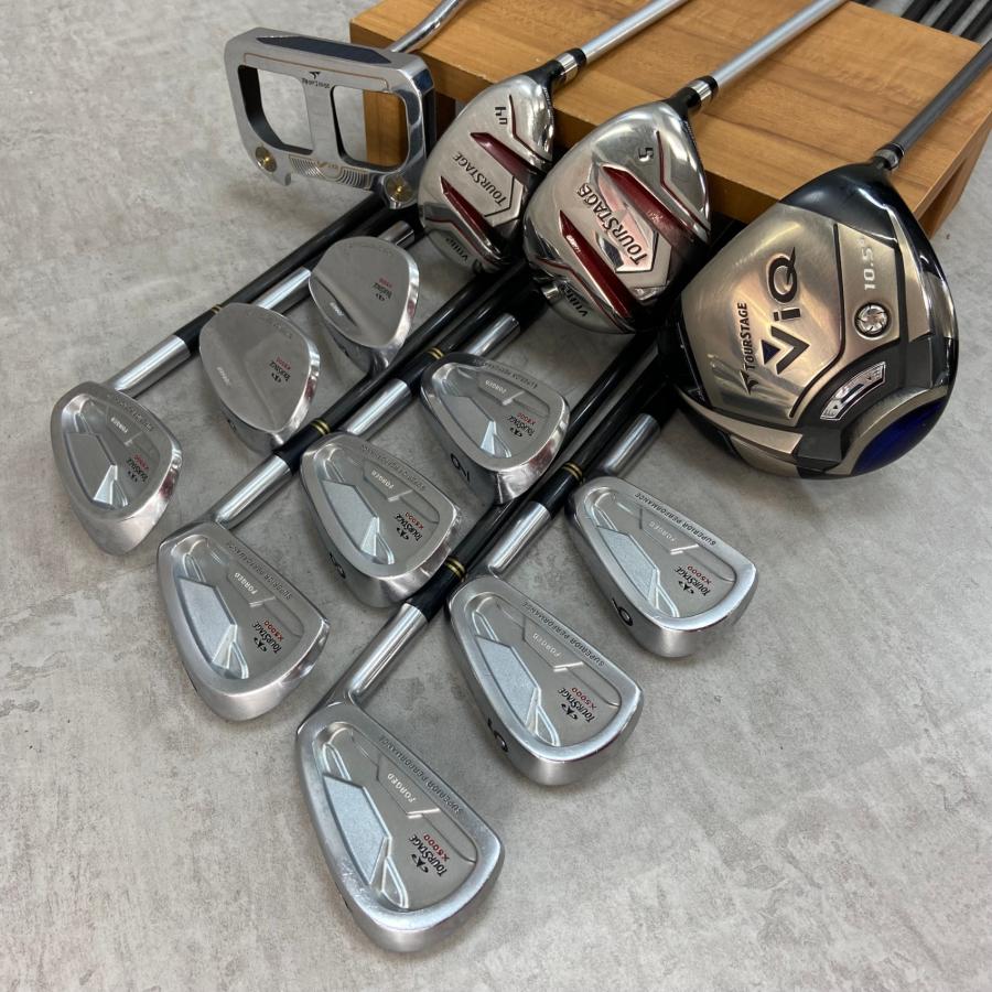 メンズゴルフクラブセット　【BRIDGESTONE】【TOURSTAGE】 ツアーステージ ブリヂストン メンズゴルフ クラブセット 13本 右利き