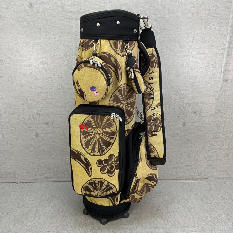 ノイジーノイジー ゴルフ カート式キャディバッグ フルーツ柄 約8.5型