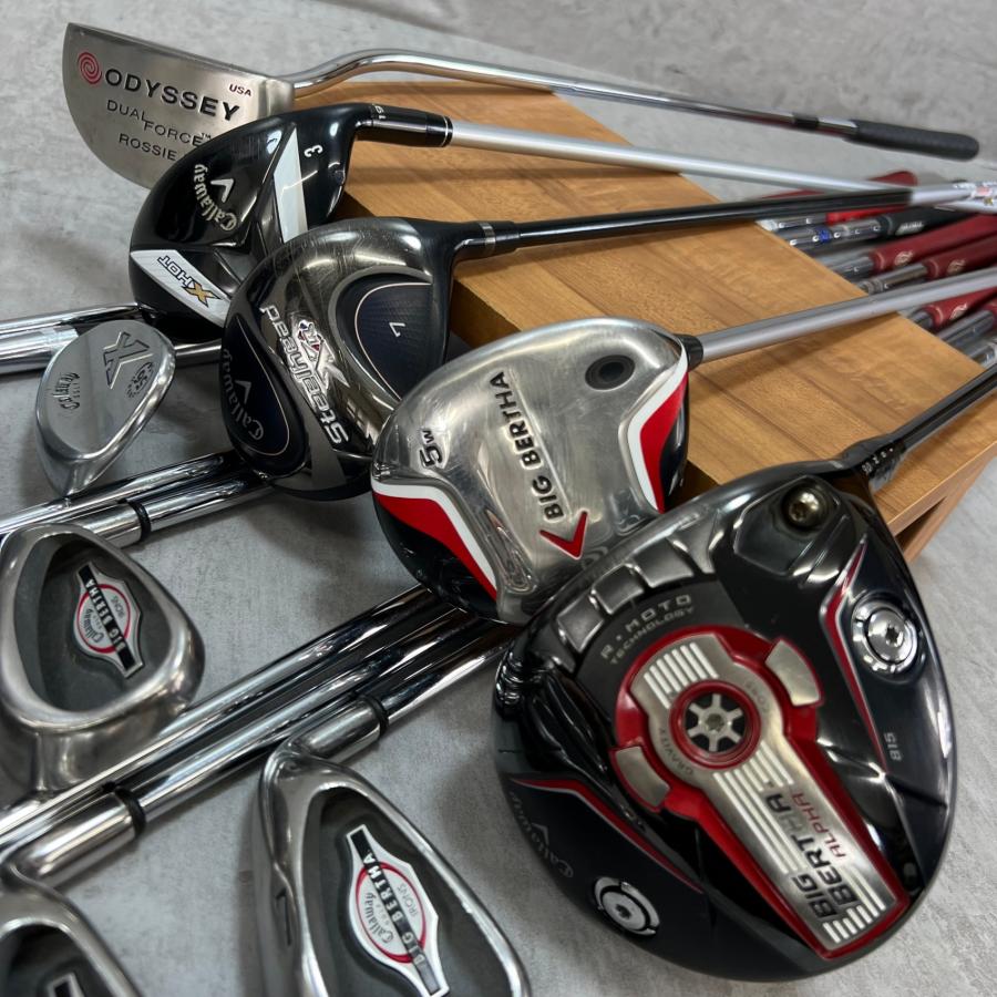 キャロウェイ　メンズゴルフ13本セット　右利き用　キャディバッグ　ヘッドカバー Callaway キャロウェイ メンズゴルフ13本セット 右利き用