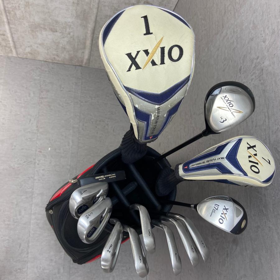 ゼクシオ　アディダス　メンズゴルフ13本セット　カーボン　右利き　キャディバッグ ゼクシオ アディダス メンズゴルフ13本セット カーボン 右利き用