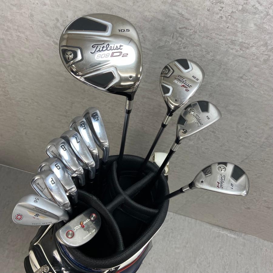 タイトリスト 　スリクソン　メンズゴルフ12本セット　右利き用　キャディバッグ Titleist タイトリスト SRIXON スリクソン メンズゴルフ12本セット 右