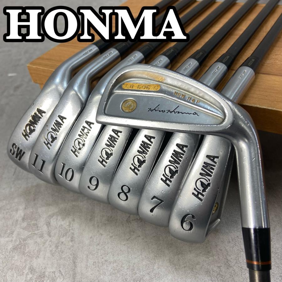J0 HONMA ホンマ LB-606 アイアン ８本　セット メンズ 右利き Amazon.co.jp: 【中古品】ホンマ アイアンセット LB-606 キャビティ