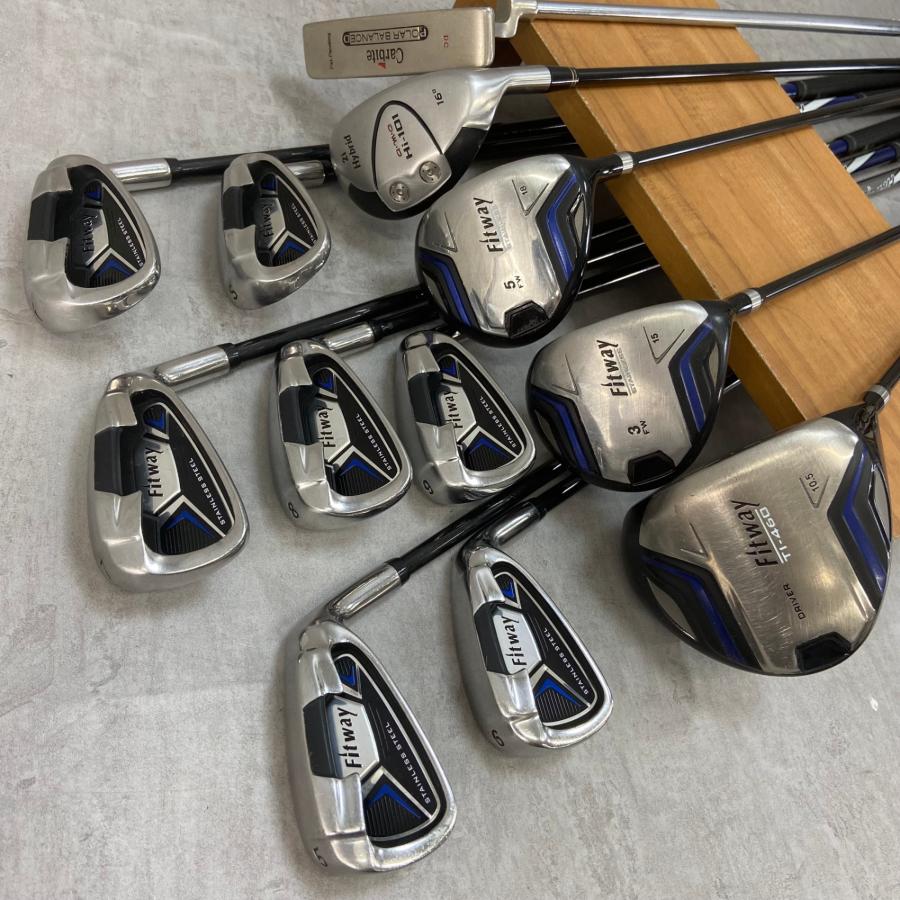 フィットウェイ　ゴルフフルセット フィットウェイ メンズゴルフ クラブセット 12本 右利き用 R Fitway