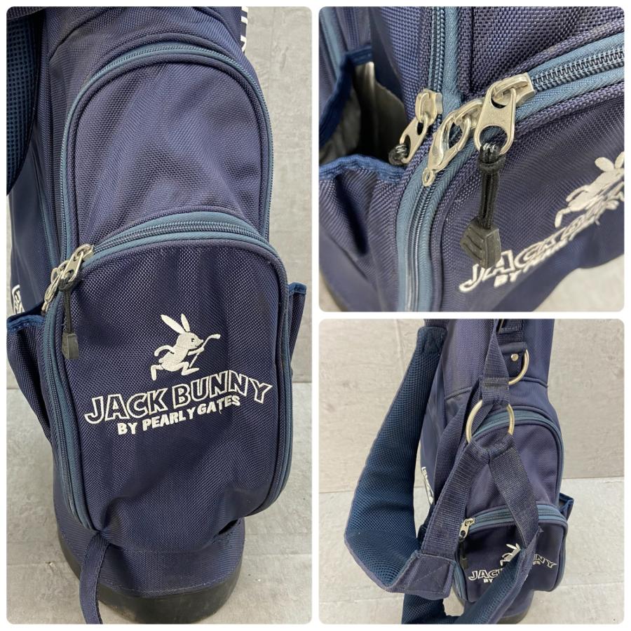 ジャックバニー ゴルフ キャディバッグ スタンド式 約10型 JACK