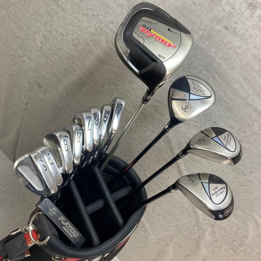 ナイキ アディダス メンズゴルフ クラブセット 13本 右利き用 NIKE