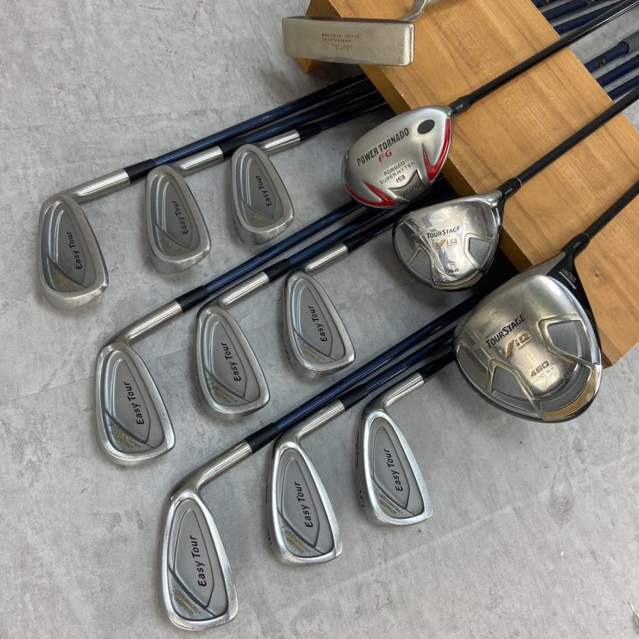 ツアーステージ　トミーアーマー　メンズゴルフ13本セット　カーボン　R　右利き用 ツアーステージ トミーアーマー メンズゴルフ13本セット カーボン R 右