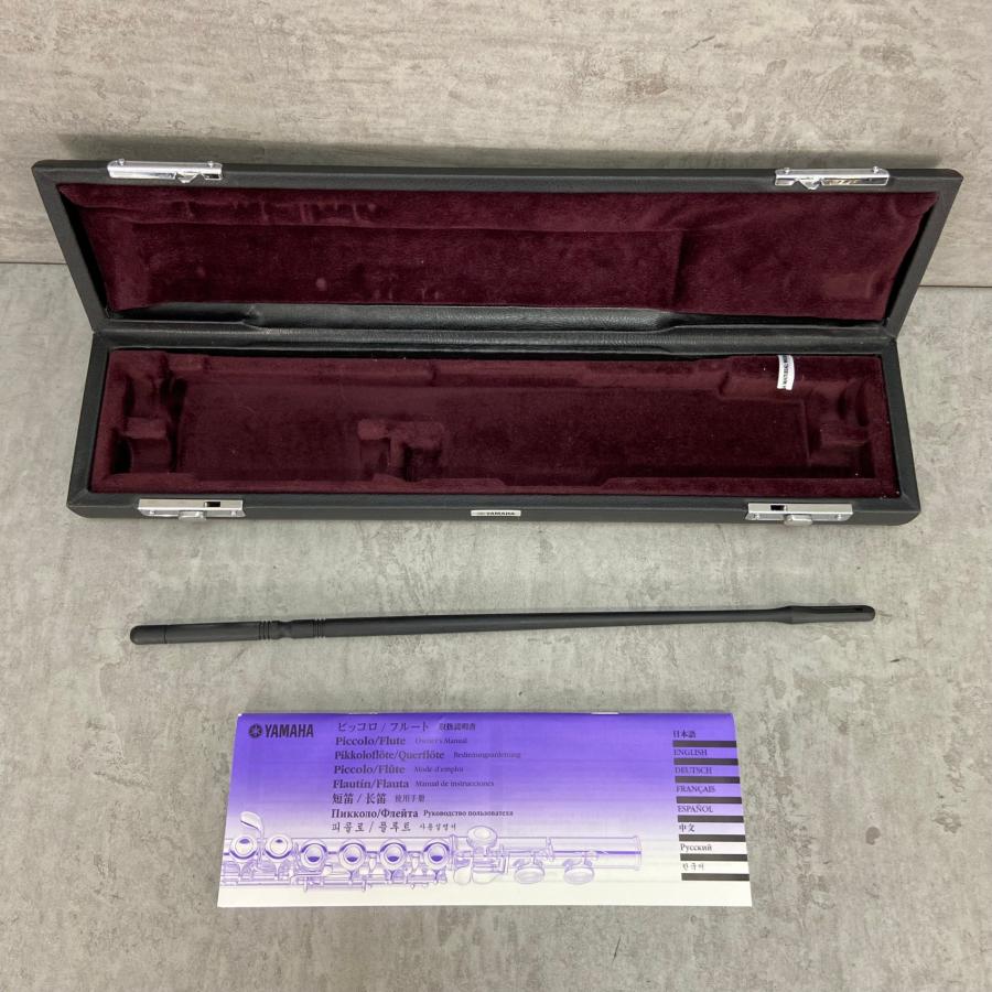 YAMAHA　ヤマハ　フルート 【カバー】 Flute 木管楽器　YFL212　Eメカ　ピントップアーム　銀メッキ　ハードケース　ソフトケース