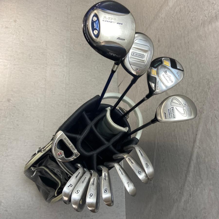 ミズノ　 ルコックスポルティフ　メンズゴルフ14本セット　カーボン　右利き用 MIZUNO ミズノ le coq sportif ルコックスポルティフ メンズゴルフ14本