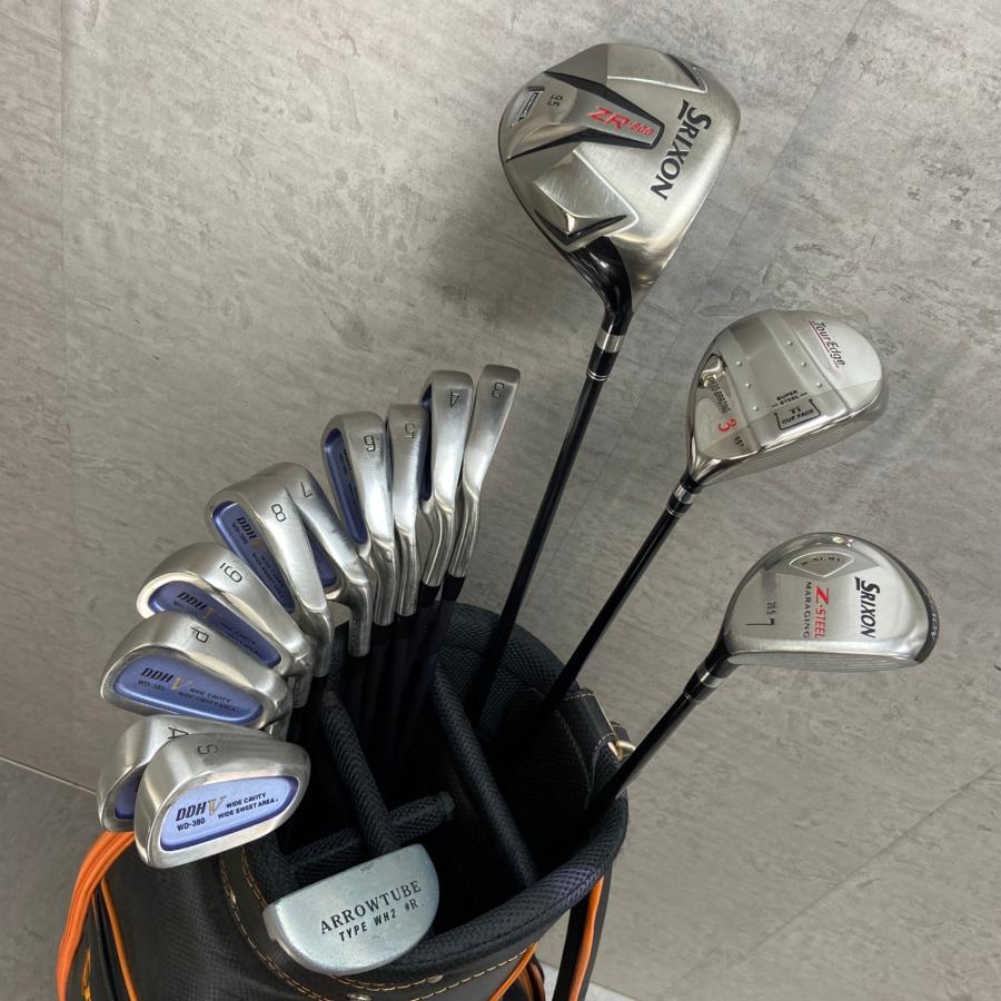 10 スリクソン　ゴルフクラブメンズセット　ダンロップ スリクソン ダンロップ メンズゴルフ クラブセット 14本 右利き用