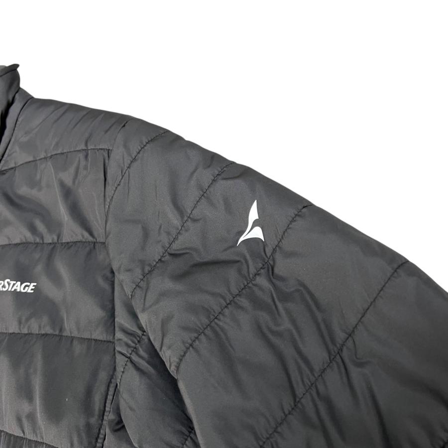 ツアーステージ メンズゴルフウェア 中綿ジャケット L ブラック 黒