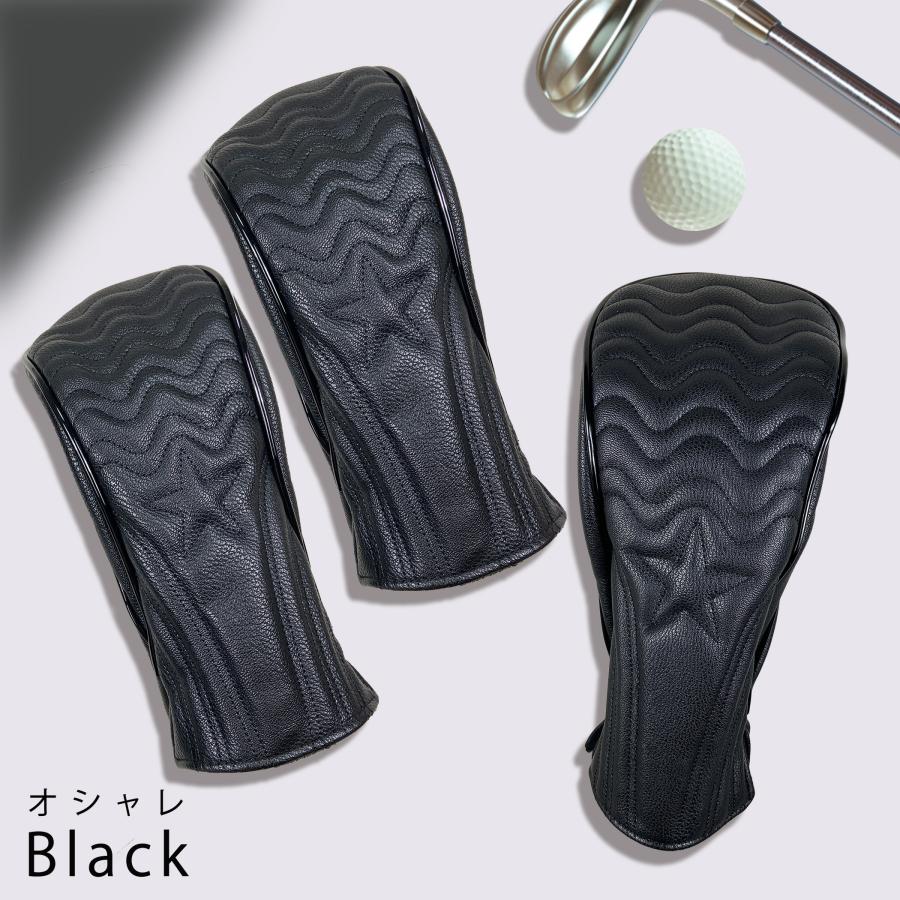 ゴルフクラブ ヘッドカバー DR FW UT用 ドライバー フェアウェイウッド 