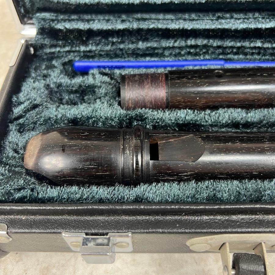 店舗良い希少 STEPHAN BLEZINGER 木製アルトリコーダー グラナディラ