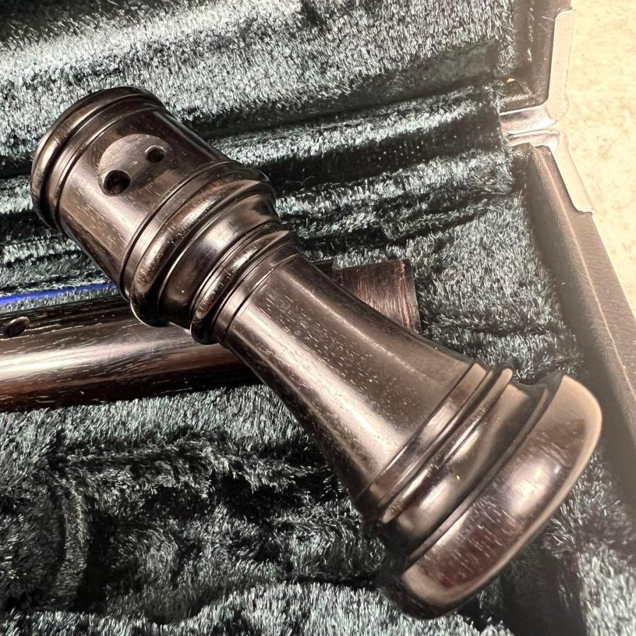 店舗良い希少 STEPHAN BLEZINGER 木製アルトリコーダー グラナディラ