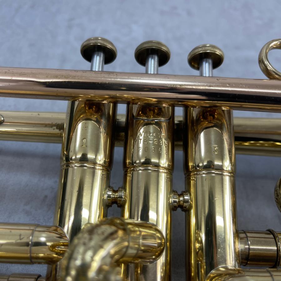 YAMAHA　ヤマハ　トランペット trumpet 管楽器　YTR-235　ゴールドラッカー　ハードケース　スチューデントモデル　学生　初心者おすすめ｜m2ace｜07