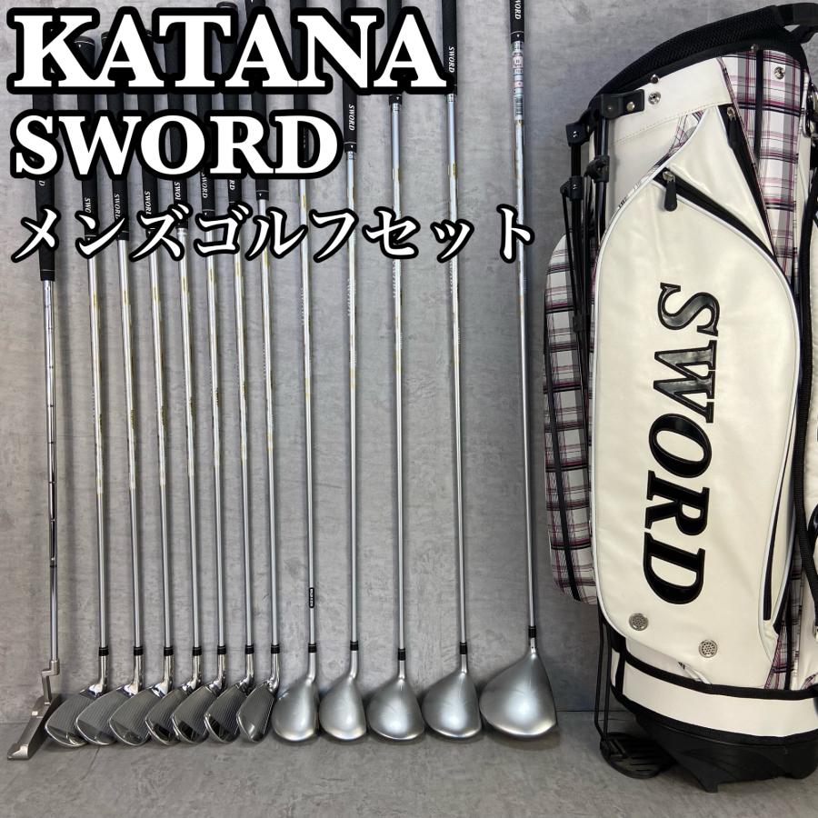 SWORD KATANA スナイパーVシリーズアイアン6本とキャディバッグセット