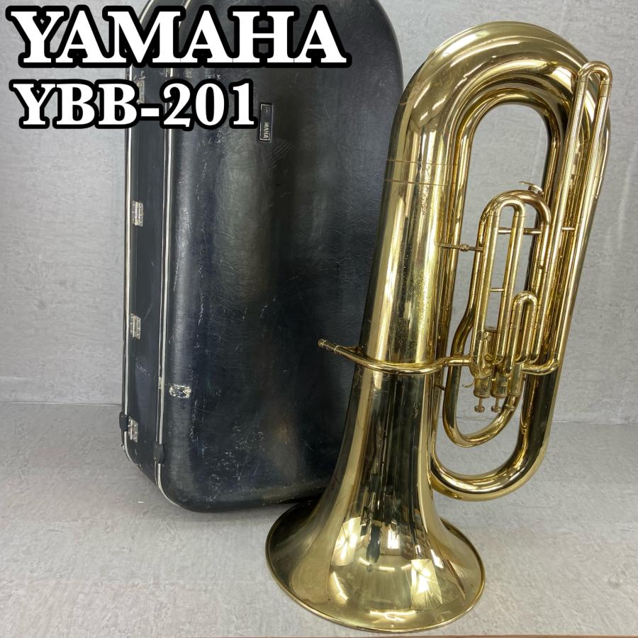 YAMAHA ヤマハ YBB-201 チューバ Tuba 管楽器 パープルロゴ プリント 