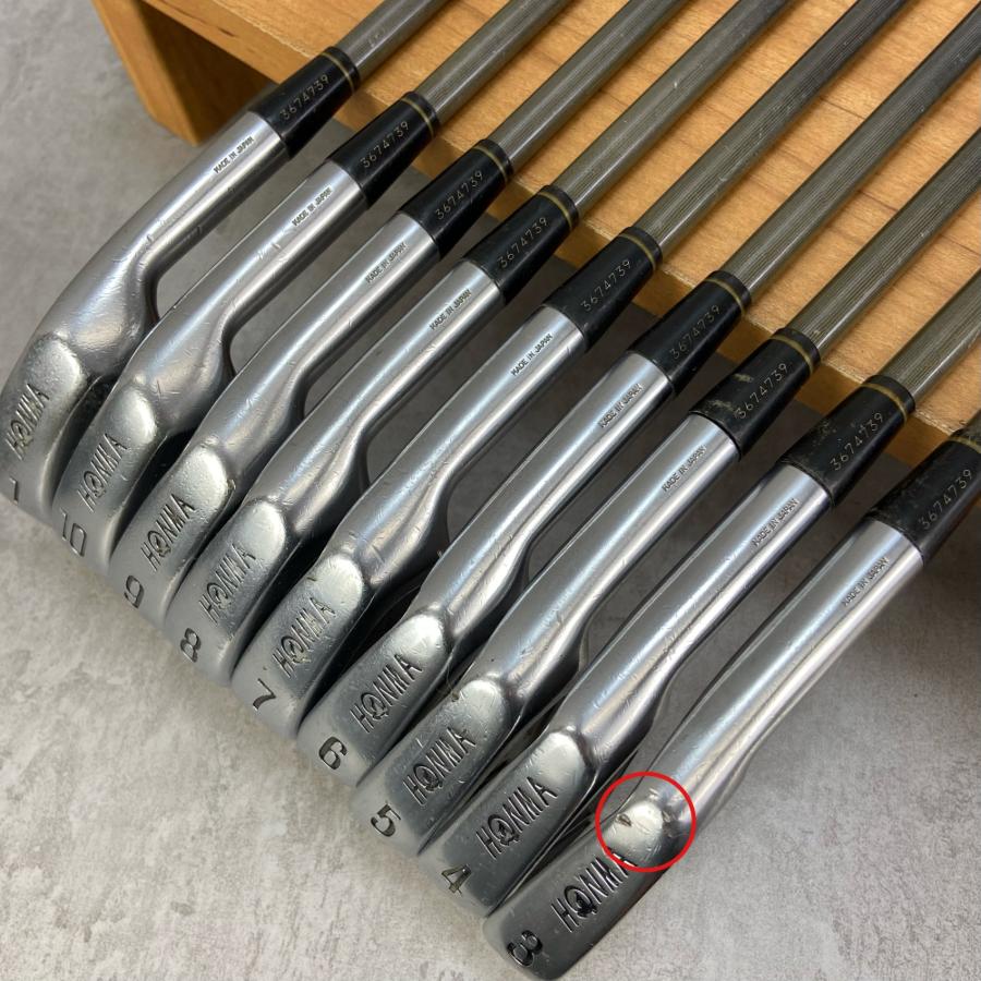HONMA ホンマ LB-727 3STAR 星 スター 黒七宝 メンズゴルフアイアン9本 