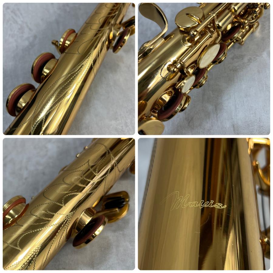 MAVIS メイビス ソプラノサックス Soprano SAXPHONE 管楽器 ゴールドラッカー マウスピース セミハードケース