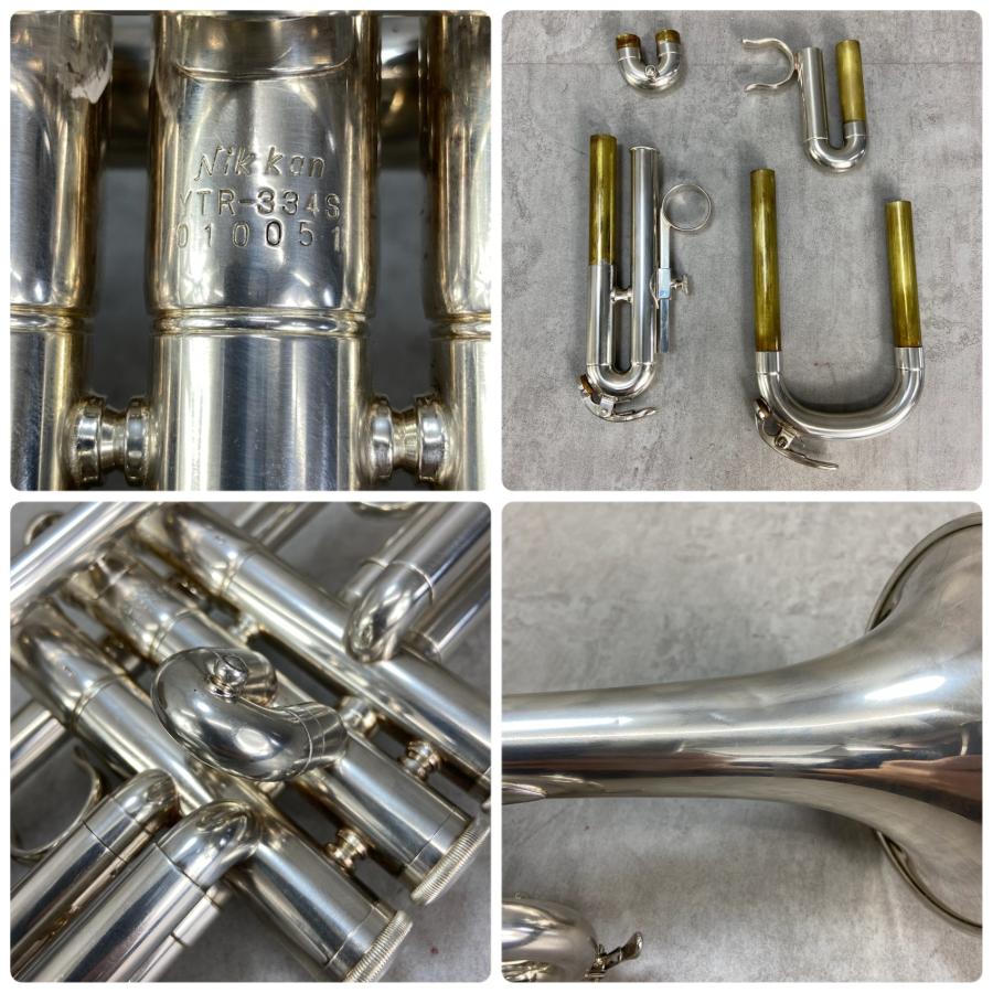 ヤマハ トランペット YTR-334S 管楽器 シルバー 銀メッキ 純正