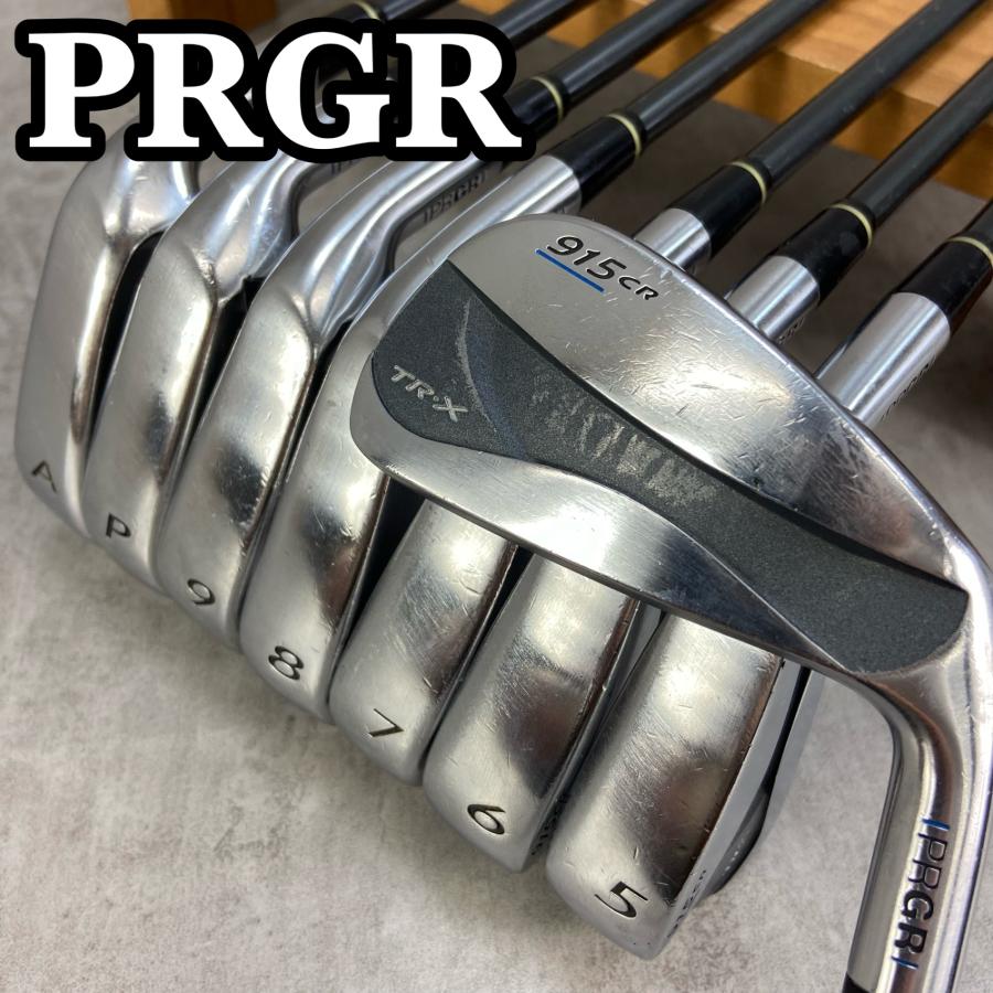 PRGR プロギア 915CR TR・X メンズアイアン8本セット カーボン M-37 SR 