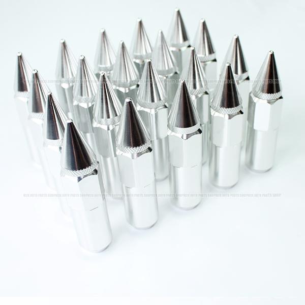 JDM USDM スパイク ナット 20本 P1.5 P1.25 19HEX アルミ : M2K AUTO